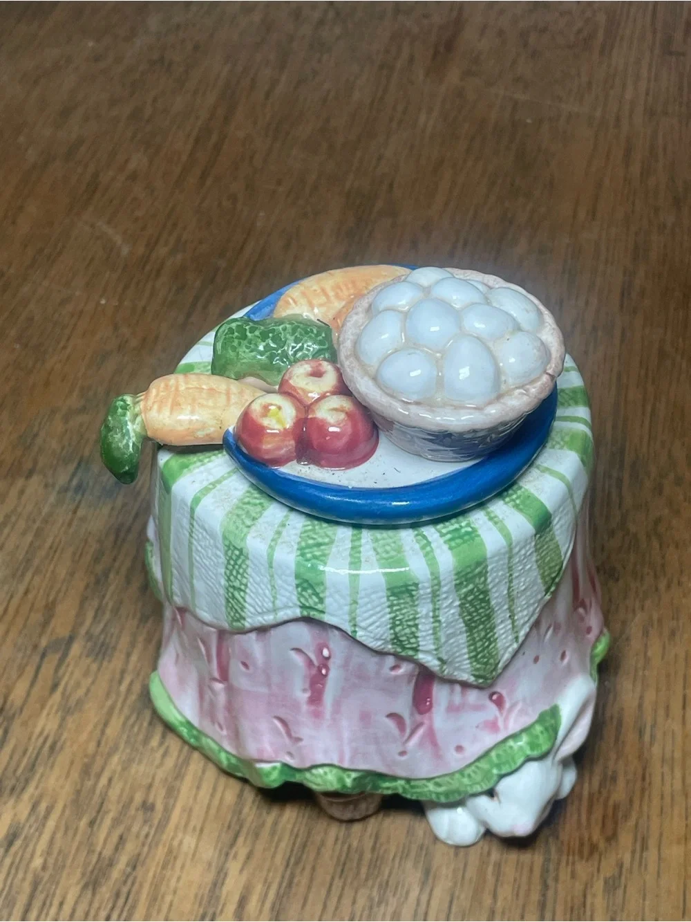 Vintage Fitz & Floyd Bunny Cream & Sugar Set 1993 Hand Painted Easter